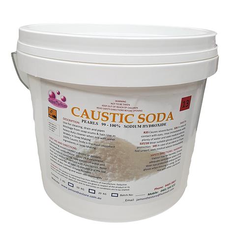Caustic Soda Pearls Sodium Hydroxide Soda Lye Cleaning Soap Making — Jamon  Cleaning Supplies
