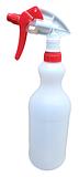 Durable Plastic Spray Bottles 1 litre with Mini Canyon Spray Triggers Red