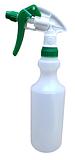 Durable Plastic Spray Bottles 500ml with Mini Canyon Spray Triggers Green
