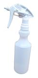 Durable Plastic Spray Bottles 500ml with Mini Canyon Spray Triggers White