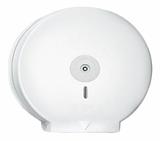 A&amp;C Single Jumbo Toilet Roll Dispenser ABS Plastic White AC-606A