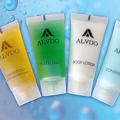Alvdo Guest Amenities Cleansing Bathroom Amenities 20ml Tubes Shampoo, Conditioner, Bath Gel, Body Lotion, Shampoo with Conditioner