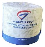 A&amp;C Gentility Premium Toilet Tissues Soft White 2 ply 700 sheets 48 Rolls Individually Wrap AC-700V