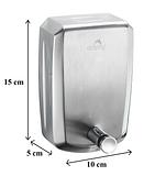 Dolphy Stainless Steel Liquid Hand Soap Dispenser 500ml Capacity DSDR0001