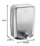 Dolphy Stainless Steel Liquid Hand Soap Dispenser 1,000ml Capacity DSDR0037