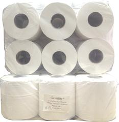 A&C Gentility Centerfeed Paper Towel Roll Towel Centrefeed Centre Feed Center Feed Paper Towels Hand Towels 1 Ply 300 Meters 6 Rolls AC-30019