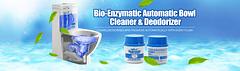 Blue Bio Enzymatic Automatic Toilet Bowl Cleaner & Deodorizer Last an Average of 2 Months BBTC