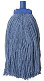 NAB Clean Mop Heads Premium Quality Cotton 400 grams Refill Colour Coded Blue