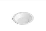 Genfac disposable Re-Usable Recyclable Plastic Plates &amp; Bowls White Many Sizes Dessert bowl 180mm