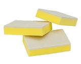 Sponge Scourer Light Duty White Scourers Yellow Sponge BSS2331