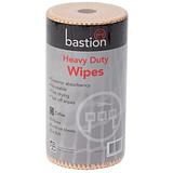 Bastion Multipurpose Heavy Duty Wipes Commercial Wipes 50cm x 30cm 90 Sheets 45m Multi Colours Coffee