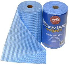 Wipes Roll Multipurpose Heavy Duty Wipes Commercial Wipes 50cm x 30cm 90 Sheets 45m Multi Colours