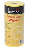 Bastion Multipurpose Regular Duty Wipes Commercial Wipes 50cm x 30cm 90 Sheets 45m Multi Colours Yellow