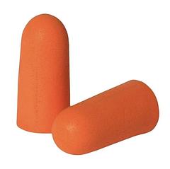 Bastion PU Foam Earplugs Ear Plug Class 5 Orange Uncorded Disposable Individual Wrap