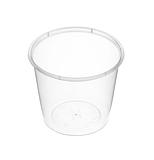 Genfac Takeaway Container Round Food Containers and Lids 700ml