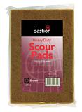 Scour Pads Heavy Duty Large Brown Scourer Pads 230mm x 150mm x 10mm High Quality &amp; Strength