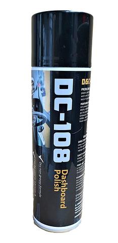 Editing: DC-108 Dashboard Polish Vinyl Leather Rubber Shine Wax Protection Cleaner for Car Interior 550ml Spray Can