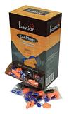 Bastion PU Foam Earplugs Class 5 Orange Corded Blue Cord Disposable Individual Wrap