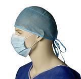 Swiss Care Disposable Face Mask 3ply Blue Colour Adjustable Nose Bar with Earloops