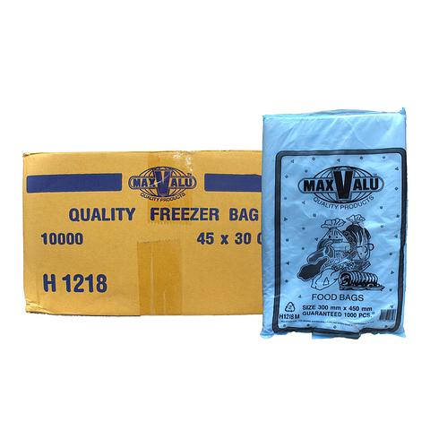 MaxValu Dispenser Freezer Bags HDPE Dispenser Bags High Quality High Density 450x300mm