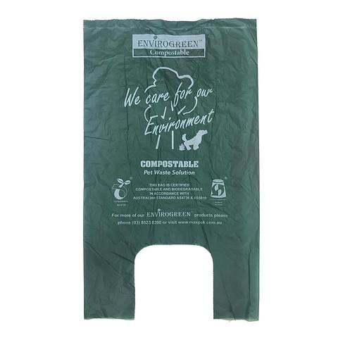 Compostable Dog Waste Bags Animal Waste Bags Eco Friendly Environmentally Friendly with Easy Tie Ends No-Handles DOGC250