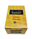 Bastion Safety Glasses Medium Impact Hardcoat UV400 rated Clear Lens