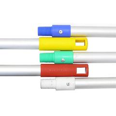 Aluminium Handles 25mm x 1.5m Lightweight Standard Universal Thread for Mops and Brooms