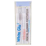 White Glo Flexible Dental Flosser Toothpicks 50 pcs pack