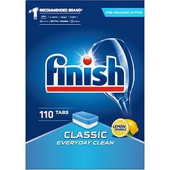 Finish Classic Everyday Clean Dishwashing Tablet with Lemon Sparkle 110 Tablets