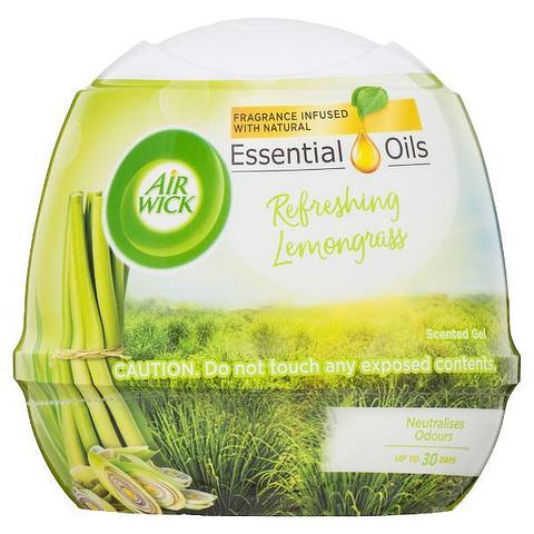 Air Wick Air Freshener Essential Oils Refreshing Lemongrass Cone Gel 180g