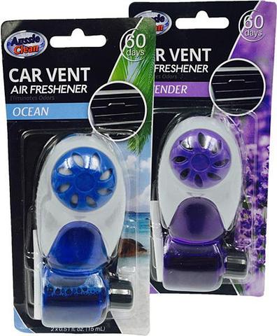 Aussie Clean Car Vent Air Freshener 15ml with extra 15ml refill Bottle Ocean &amp; Lavender Scents