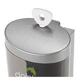 Dolphy ABS Plastic Liquid Hand Soap Dispenser Transparent 200ml Capacity Black DSDR0083