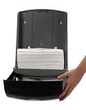 Dolphy ABS Plastic Slimline Paper Towel Dispenser White DPDR0014 Black DPDR0015
