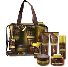 Argan Oil Luxury Jumbo Pamper Gift Set 6pcs plus Cosmetic Bag