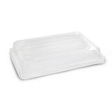 Sugarcane Sushi Tray Strong Durable and Reliable and PET Clear Recyclable Leak Proof Lids Large