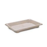 Sugarcane Sushi Tray Strong Durable and Reliable and PET Clear Recyclable Leak Proof Lids Medium