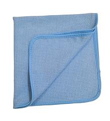 Blue Waffle Cloth Large 62x58cm Cleaning Drying Towel Microfibre